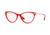 Versace VE3261 Eyeglass Frames 5280-52 - Transparent / Red Frame
