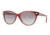 Versace JANUARY JONES VE4214 Single Vision Prescription Sunglasses VE4214-935-11-5617 - Lens Diameter 56 mm, Frame Color Waves Red