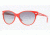 Versace JANUARY JONES VE4214 Single Vision Prescription Sunglasses VE4214-942-11-5617 - Lens Diameter 56 mm, Frame Color Red