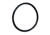 VETUS D 48 x 3mm NBR 70 Shore O-Ring 70280