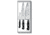 Victorinox 3-Piece Chefs Set TRAD Forged 7.7143.3