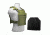 Vism Fast Plate Carrier w/2 10x12in Level IIIA Shooters Cut Hard Ballistic Plates, Green BUCCVPCF2995G-A