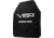 VISM LVL IV Ceramic/PE Ballistic Plate, 11X14, Multi-Curve Shooters Cut, Black, B4C1114