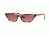 Vogue VO5235S Sunglasses 260520-53 - Brown Yellow Tortoise Frame, Pink Gradient Violet Lenses