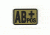 Voodoo Tactical Blood Type Rubber Patch, AB+, Coyote, 07-0997007000