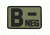 Voodoo Tactical Blood Type Rubber Patch, B-, OD Green, 07-0994004000