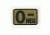 Voodoo Tactical Blood Type Rubber Patch, O-, Coyote, 07-0996007000