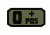 Voodoo Tactical Blood Type Rubber Patch, O+, OD Green, 07-0995004000