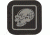 Voodoo Tactical Rubber Patch, Enclosed Skull, Black/Gray, 07-0980108000