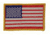 Voodoo Tactical Embroidered Usa Military Flag Patches, Left Side, Red/White/Blue, 2inx3in, 20-9087099000