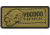 Voodoo Tactical Rubber Patch, Logo, Coyote, 07-0981007000