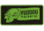 Voodoo Tactical Ribbon Logo Patch, Fuchsia, 07-0911112000