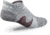 Vortex Pursuit Trail No-Show Active Sock - Womens, Grey Heather/Maroon, S, 122-37-GHMS