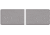WeatherTech Comfort Mat Connect, Carbon Fiber, 2 Pieces, 24x36in, Grey, 8ACONA2CBG