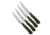 White River White River Knives Smith &amp; Sons Four Steak Knife Set Maple &amp; Blk Richlite, Black/Brown, Magnacut, adult, BHQ-240396