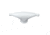 Whitecap Rubber Spreader Boot - Pair - Medium - White 55792
