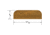 Whitecap Teak Batten - 1-7/16"W 50516