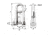 Wichard Marine HR Key Pin Shackle With Bar - 5mm Pin Diameter, 91432
