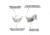 Wicked North Gear The Change Up Antler Display Kit, White, B801-A002