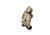 Wilcox One Hole Shroud w/ Lanyard for ACH/MICH Helmet, Tan, NSN 5855-01-593-7377, 56100G03-T