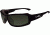 Wiley X Airborne Sunglasses - Metallic Black w/ Polarized Smoke Green Lenses CCAIR04