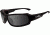 Wiley X Airborne Sunglasses - Gloss Black Frame w/ Smoke Lenses CCAIR01
