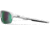 Wiley X Changeable Series Jakl Captivate Non-Pol Sunglasses, Polished White Frame, Green Mirror Lens, CHJKL07