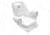 Wise Deluxe Pilot Chair with Cushions and #399-1 MP, Wise White, Medium, 8WD007-3-710