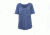 Woolrich Meadow Forks Women's 3/4 Sleeve Shirt, Bijou Blue, 7055