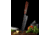 Xin Cutlery 14.25in Mirror Japanese Style Chef's Knife, 14.25in Overall, 9in Blade, Mirror Damascus Steel Blade, Rosewood/Buffalo Horn/Nickel Silver Handle, XC119