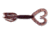 Yamamoto Baits Double Tail Hula Grub, 4in, 10pk, Cinnamon Brown with Large Black &amp; Large Purple Body, 93-10-221