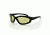 Zan Headgear Arizona Sunglass, Shiny Black Frame, Yellow Lens EZAZ001Y