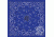 Zan Headgear Bandanna, Cotton, Navy Paisley B002