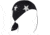 Zan Headgear Polyester Flydanna, Black/White Flag, Polyester, ZM091