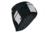 Zan Headgear Fleece Lined SportFlex Helmet Liner/Beanie - Mens, Black and White Flag, WHLF091