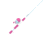 Zebco Supergirl 5 ft Spincast Combo, 2 Pieces