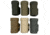 Zero9 Flashlight Case Holster, Bezel Down 2, Molle Loks, Wolf Grey, Z9-4025-GRY-MLK
