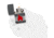 Zippo Red Vintage Wrap Lighter w/ Box 29663