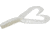 Zoom Creepy Crawler Tail Grub/Trailer, 16 Pack, 3in, White Pearl, 20045