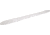 Zoom Finesse Worm, 20 Pack, 4.5in, White, 004040X