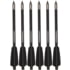 Steambow AR-Series Bodkin Arrows, Set of 6, Black, 401