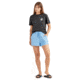 Body Glove Edilee Elastic Waist Shorts - Blue 6FC4F00C, XS, Blue, JS1303VT-521-XS