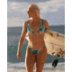 Body Glove Flor Nove Lolah Reversible Scoop Bikini Top - Flor Nove / Sea Mist F1D260FE, L, Flor Nove / Sea Mist, 39-632320-FlorNove-SeaMist-L