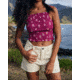 Body Glove Daydreamer Smocked Fitted Tank-Top - Fuchsia CE143A70, L, Fuchsia, JT25390-678-L