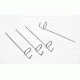 30-06 Outdoors Easy Pull Target Pins 40 pk Bulk, White, EPTP-40