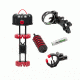 30-06 Outdoors Saber 5pc Bow Package, Black/Red, BPK-RD