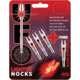 .30-06 Outdoors UFO Lighted 3+1 BP Nock, .244, Red, UFO244R
