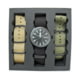 Smith &amp; Wesson Military Watch, 42mm, Canvas Band, Black, SWW-42-BLK