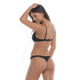 Body Glove Smoothies Thong Swim Bottom - Black 65EB8F06, S, Black, 39506230-068-S