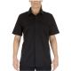 Open Box, Dealer Demo, 5.11 Tactical Taclite TDU S/S Shirt - Womens, Dark Navy, L, 61025-724-L